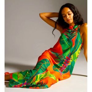 Farm Rio Halter Maxi Dress - XS